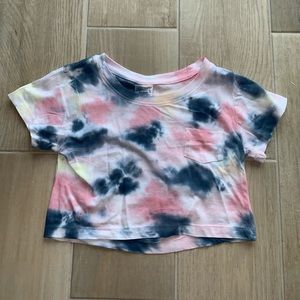 NWT Exist Tie Dye T Shirt Crop Top